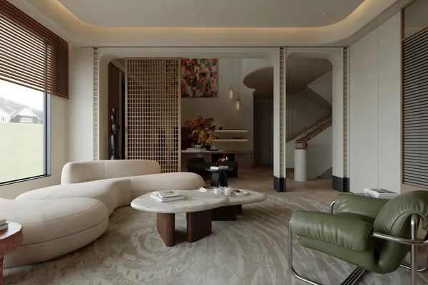 Living area joinery supplied as part of a whole-home package